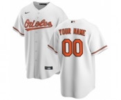 Men's Baltimore Orioles Home 2020 Baseball Custom Cool Base Jersey - White