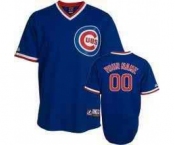 Baseball Chicago Cubs Blue M&N Man Custom Jerseys