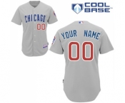 Chicago Cubs Personalized custom Grey Jersey