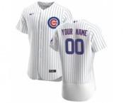 Men's Chicago Cubs 2020 Home Custom Flexbase Jersey - White Royal