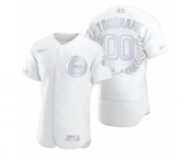 Men's Chicago Cubs Custom Platinum Baseball MVP Limited Player Edition Jersey