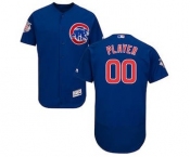 Men's Chicago Cubs Customized Alternate Royal Flex Base Custom Baseball Baseball Jersey