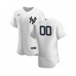 Men's New York Yankees 2020 Home Custom Flexbase Jersey - White