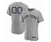 Men's New York Yankees Grey ACTIVE PLAYER Custom 2021 Gray Field of Dreams Flex Base Stitched Baseball Jersey