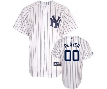 New York Yankees Personalized Custom White Baseball Jersey