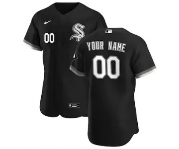 Men's Chicago White Sox 2020 Alternate Custom Flexbase Jersey - Black