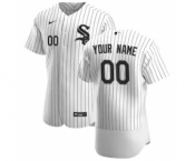 Men's Chicago White Sox 2020 Home Custom Flexbase Jersey - White Black