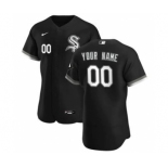 Men's Chicago White Sox Custom Black Alternate 2020 Authentic Player Baseball Jersey