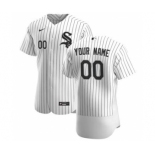 Men's Chicago White Sox Custom White Home 2020 Authentic Player Baseball Jersey