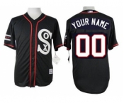 Men's Chicago White Sox Customized 2015 Black Jersey