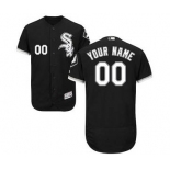 Men's Chicago White Sox Customized Alternate Black Flex Base Custom Baseball Baseball Jersey