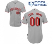 Cincinnati Reds Personalized custom Grey Jersey