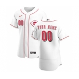 Men's Cincinnati Reds Custom White Home 2020 Authentic Player Baseball Jersey