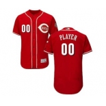 Men's Cincinnati Reds Customized Alternate Scarlet Flex Base Custom Baseball Baseball Jersey