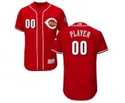 Men's Cincinnati Reds Customized Alternate Scarlet Flex Base Custom Baseball Baseball Jersey