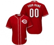 Men's Cincinnati Reds Customized Red Cool Base Custom Baseball Baseball Jersey