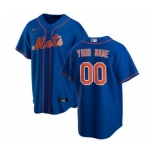 Men's New York Mets Alternate 2020 Baseball Custom Cool Base Jersey - Royal