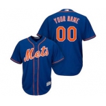 Men's New York Mets Customized Royal Cool Base Custom Baseball Baseball Jersey