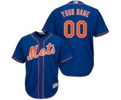 Men's New York Mets Customized Royal Cool Base Custom Baseball Baseball Jersey