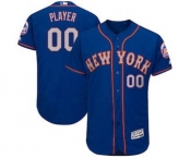 Men's New York Mets Customized Royal Gray 2017 Alternate Flex Base Custom Baseball Baseball Jersey