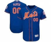 Men's New York Mets Customized Royal Orange 2017 Alternate Flex Base Custom Baseball Baseball Jersey