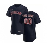 Men's Cleveland Indians 2020 Alternate Custom Flexbase Jersey - Navy