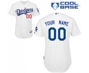 Los Angeles Dodgers Personalized Custom White Baseball Jersey