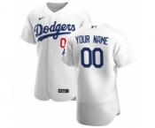 Men's Los Angeles Dodgers Custom White Home 2020 Authentic Player Baseball Jersey