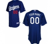 Men's Los Angeles Dodgers Customized Blue Jersey