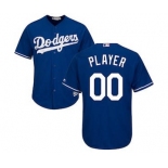 Men's Los Angeles Dodgers Customized Royal Cool Base Custom Baseball Baseball Jersey