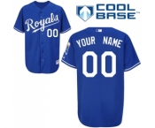 Kansas City Royals Personalized custom Blue Cool Base Jersey