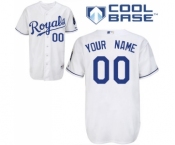 Kansas City Royals Personalized custom White Cool Base Jersey