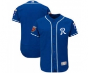 Men's Kansas City Royals Customized Majestic Royal 2018 Spring Training Flex Base Team Jersey