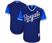 Men's Kansas City Royals Customized Navy 2017 Little League World Series Players Weekend Jersey