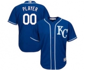 Men's Kansas City Royals Customized Royal Cool Base Custom Baseball Baseball Jersey