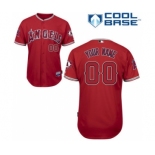 Los Angeles Angels Personalized Custom red Baseball Jersey