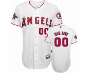 Los Angeles Angels Personalized Custom white Baseball Jersey