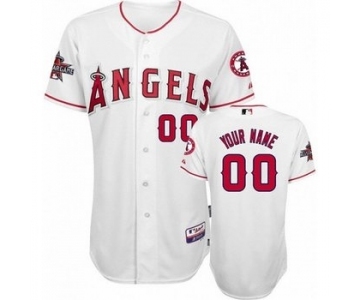 Los Angeles Angels Personalized Custom white Baseball Jersey