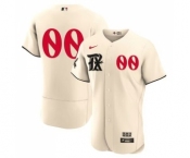 Men's Texas Rangers Customized Cream 2023 City Connect Flex Base Stitched Baseball Jersey