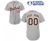 Detroit Tigers Personalized custom Grey Jersey