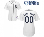 Detroit Tigers Personalized custom White Baseball Jersey