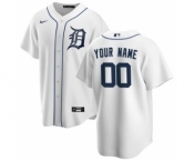 Men's Detroit Tigers Home 2020 Baseball Custom Cool Base Jersey - White