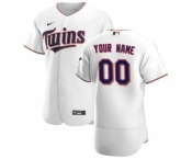 Men's Minnesota Twins 2020 Home Custom Flexbase Jersey - White