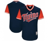 Men's Minnesota Twins Customized Navy 2017 Little League World Series Players Weekend Jersey