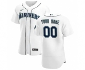 Men's Seattle Mariners 2020 Home Custom Flexbase Jersey - White