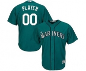 Men's Seattle Mariners Customized Northwest Green Cool Base Custom Baseball Baseball Jersey