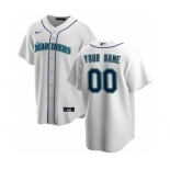 Men's Seattle Mariners Home 2020 Baseball Custom Cool Base Jersey - White