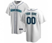 Men's Seattle Mariners Home 2020 Baseball Custom Cool Base Jersey - White