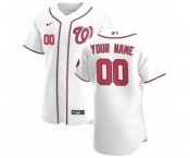 Men's Washington Nationals Custom White Home 2020 Authentic Player Baseball Jersey