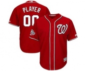 Men's Washington Nationals Customized Scarlet 2018 All-Star Game Alternate Cool Base Custom Jersey